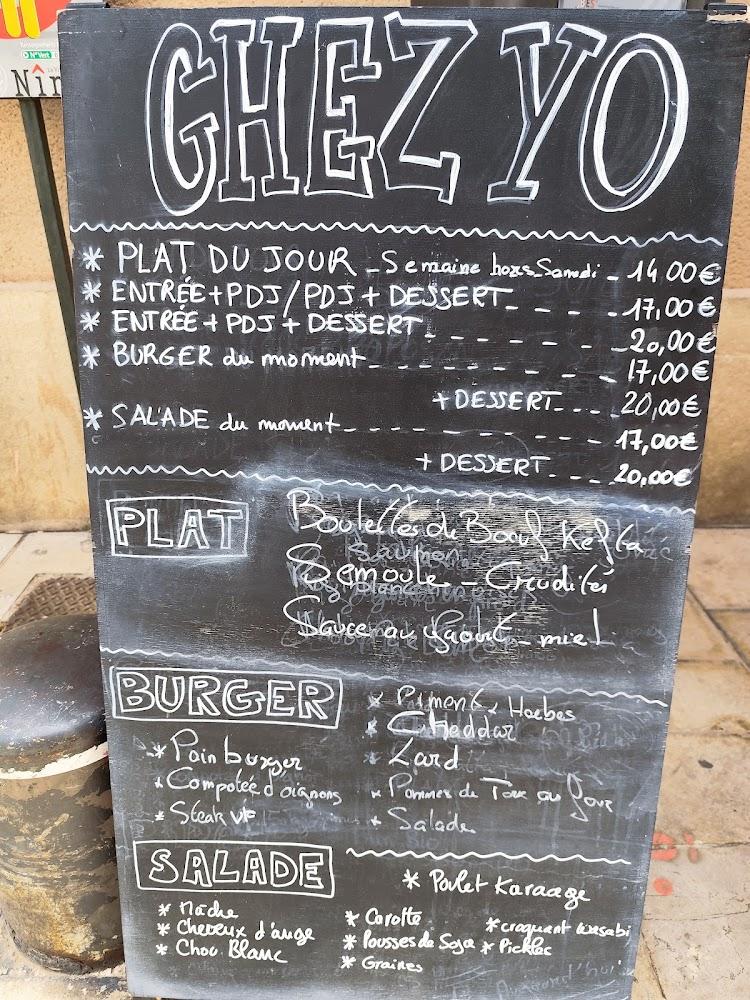 Chez Yo - Menu Image 1